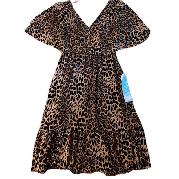 Dress the Population Leopard Dress